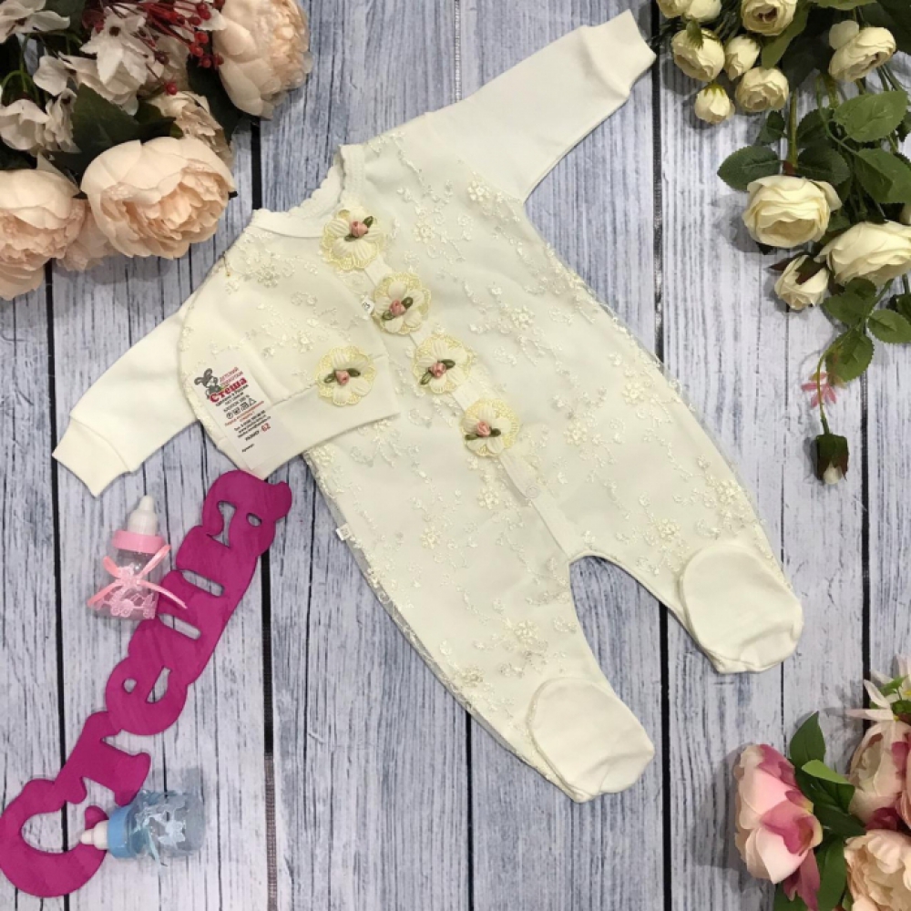 122. Комбинезон с шапкой,100% хлопок интерлок