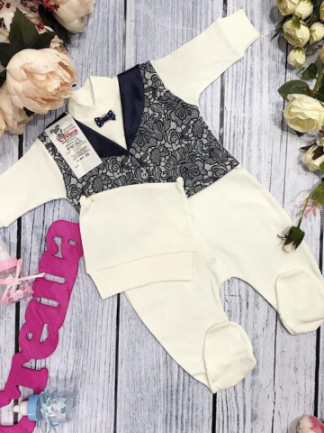 114. Комбинезон с шапкой,100% хлопок интерлок