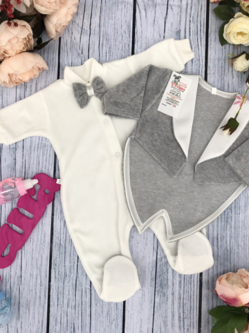 Купить оптом 115-С. Комбинезон с пиджаком,80% хлопок интерлок, 20% ПЭ велюр в Нефтеюганске