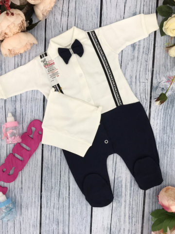 Купить оптом 207. Комбинезон ясельный с шапкой,100% хлопок интерлок в Нефтеюганске