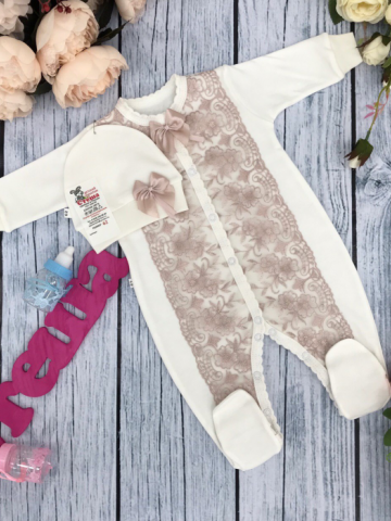 Купить оптом 216-П. Комбинезон с шапкой,100% хлопок интерлок в Нефтеюганске